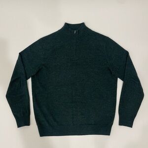 Christian Lacroix Men's Half-Zip Sweater - Forest Green